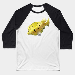 Cozy Yellow Boxfish Baseball T-Shirt